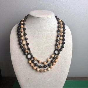 FINAL SALE:Three Tier Açaí Seed Necklace